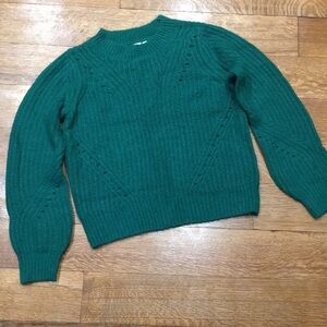 GAP Wool/Alpaca blend Green Women's Sweater Size Medium